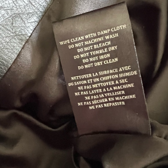 BLANK NYC BLACK VEGAN LEATHER “AS YOU WISH” MOTO JACKET WITH FLORAL EMBROIDERY - Picture 11 of 12